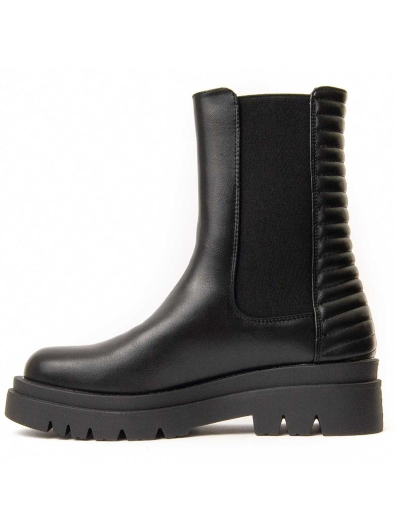 Stivaletto Platform Materiale Sintetico Montevita Nero - Kiabi