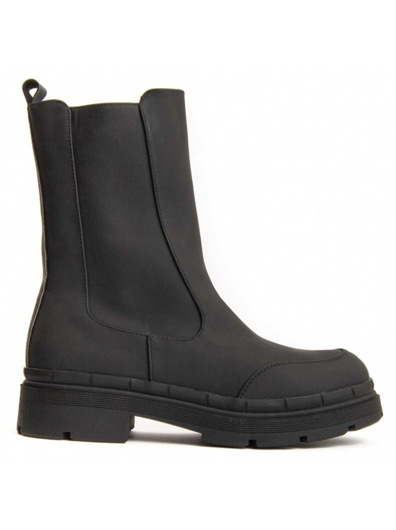 Stivaletto Platform Materiale Sintetico Montevita Nero - Kiabi