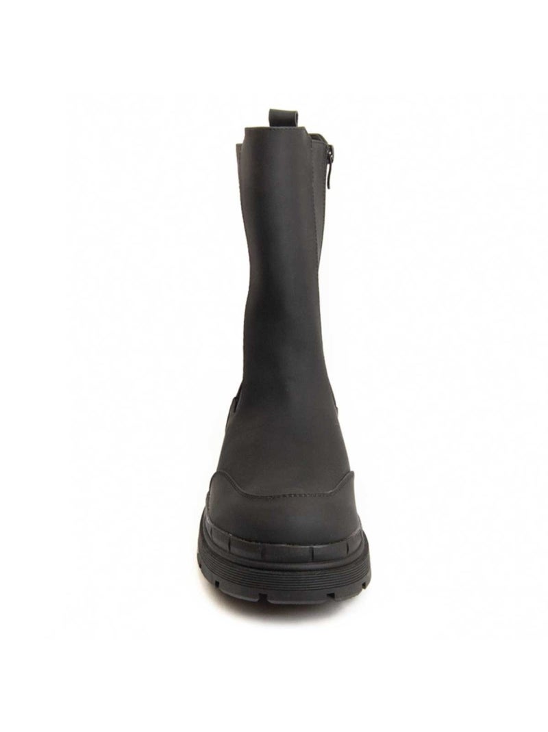 Stivaletto Platform Materiale Sintetico Montevita Nero - Kiabi