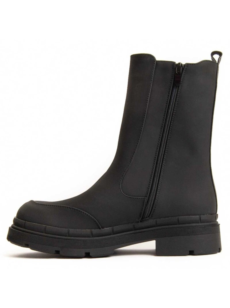 Stivaletto Platform Materiale Sintetico Montevita Nero - Kiabi