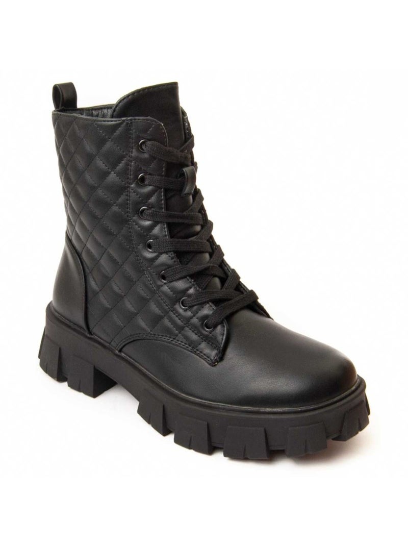 Stivaletto Platform Materiale Sintetico Montevita Nero - Kiabi