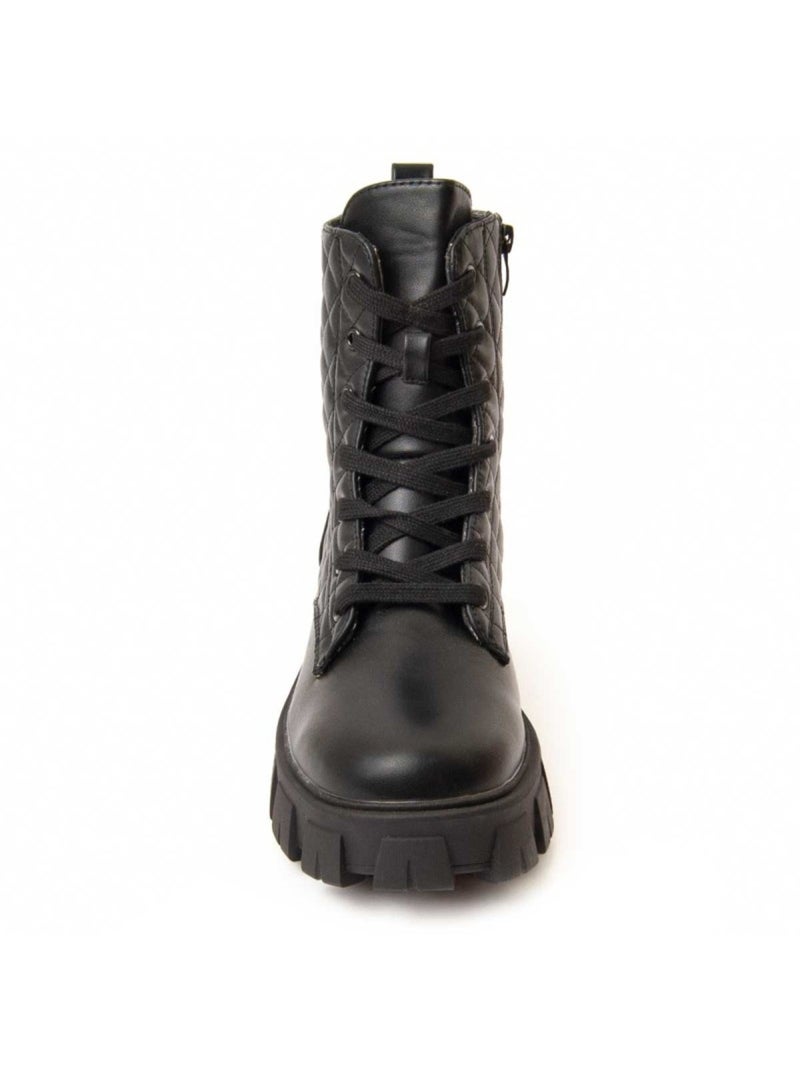 Stivaletto Platform Materiale Sintetico Montevita Nero - Kiabi