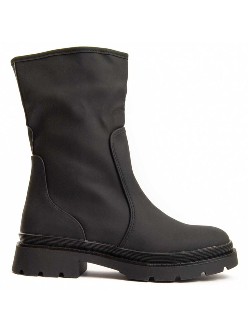 Stivaletto Platform Materiale Sintetico Montevita Nero - Kiabi