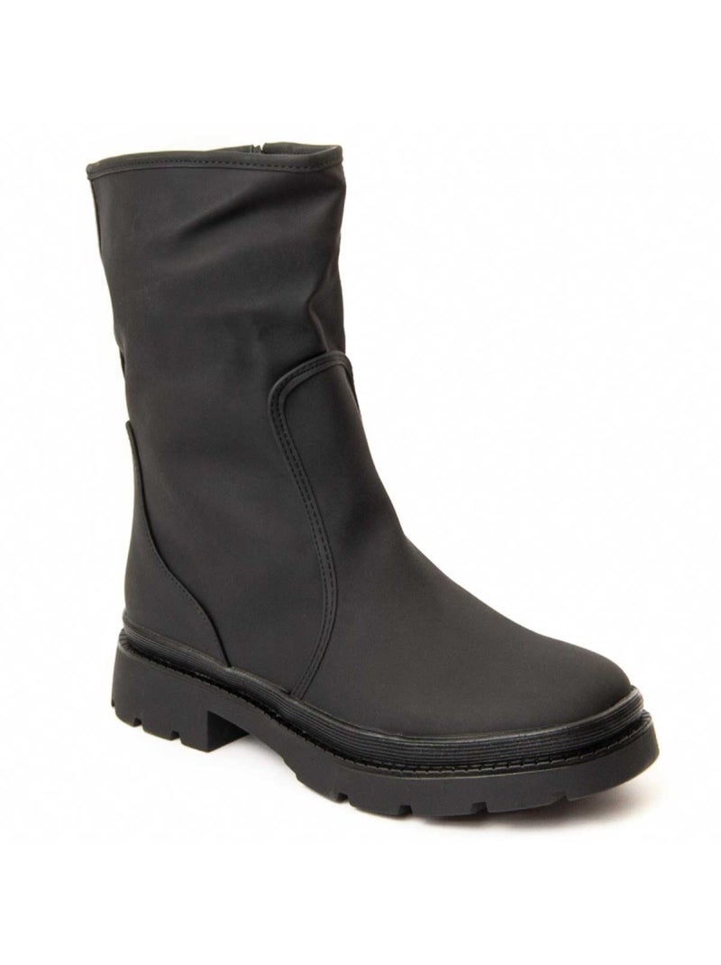 Stivaletto Platform Materiale Sintetico Montevita Nero - Kiabi