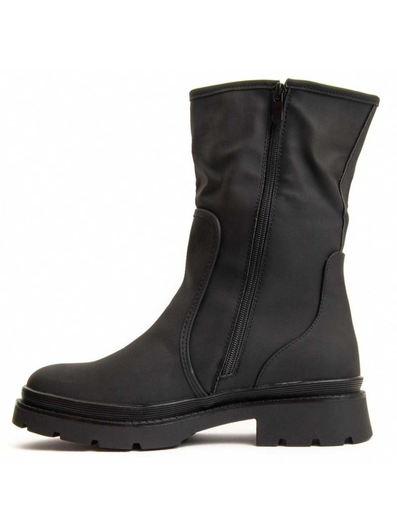 Stivaletto Platform Materiale Sintetico Montevita Nero - Kiabi