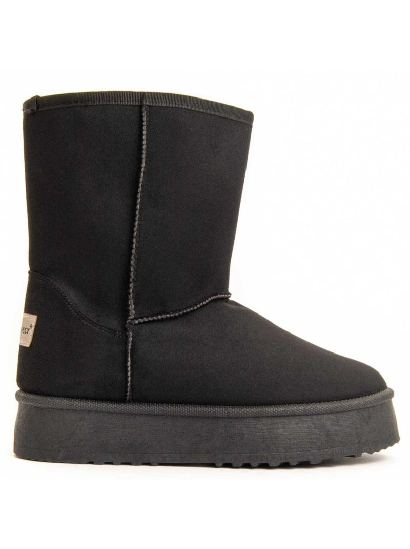 Stivaletto Platform Materiale Sintetico Montevita Nero - Kiabi