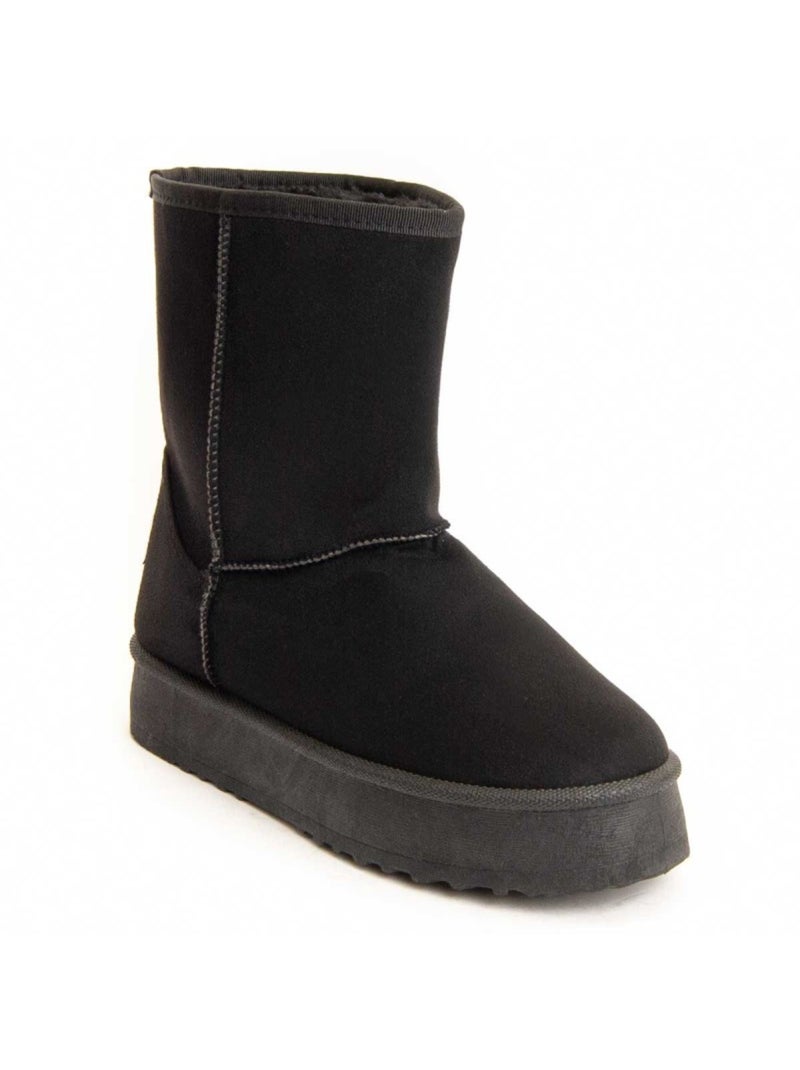 Stivaletto Platform Materiale Sintetico Montevita Nero - Kiabi