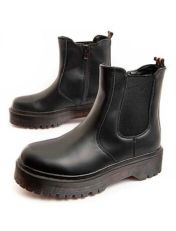 Stivaletto Platform Materiale Sintetico Montevita