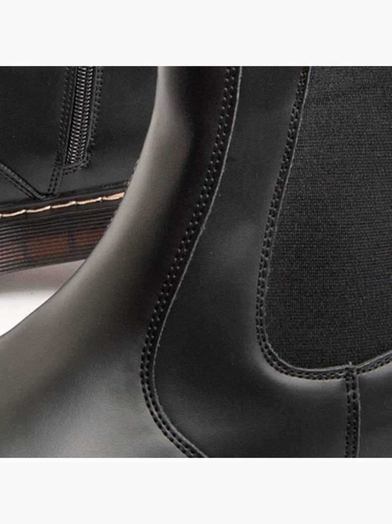 Stivaletto Platform Materiale Sintetico Montevita Nero - Kiabi