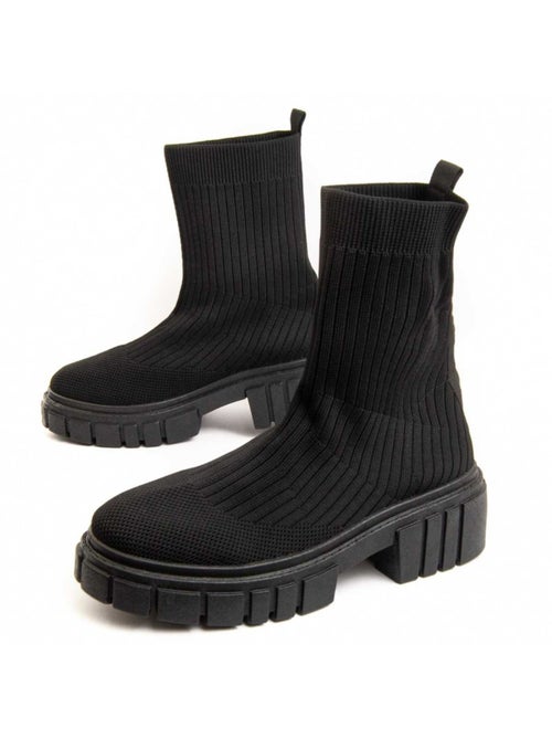 Stivaletto Platform Tessuto Montevita - Kiabi