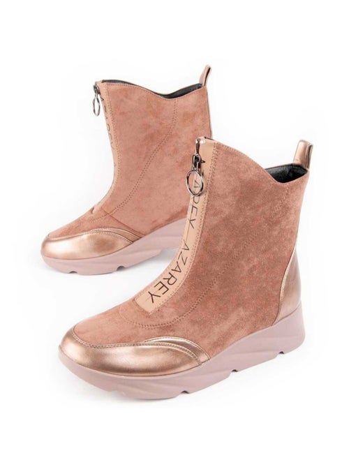 Stivaletto Zeppa Materiale Sintetico E Tessile Montevita - Kiabi