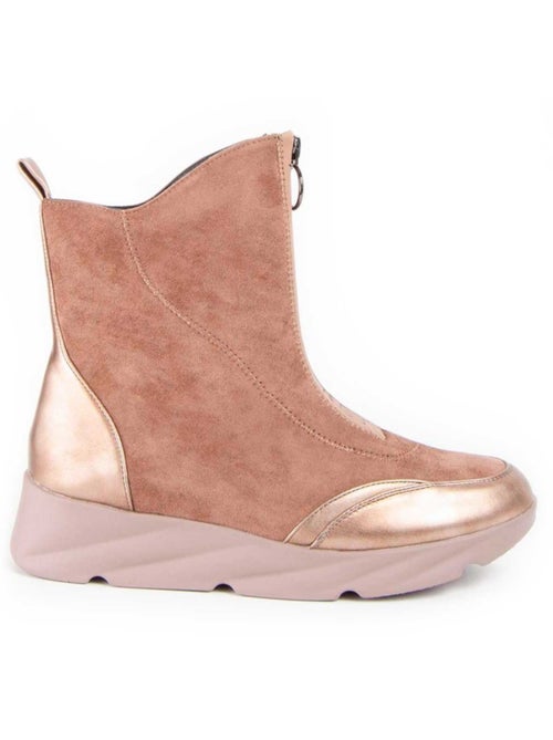 Stivaletto Zeppa Materiale Sintetico E Tessile Montevita - Kiabi