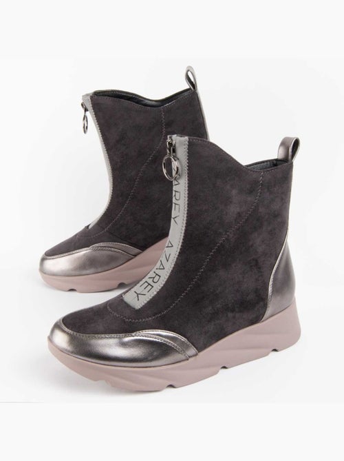 Stivaletto Zeppa Materiale Sintetico E Tessile Montevita - Kiabi