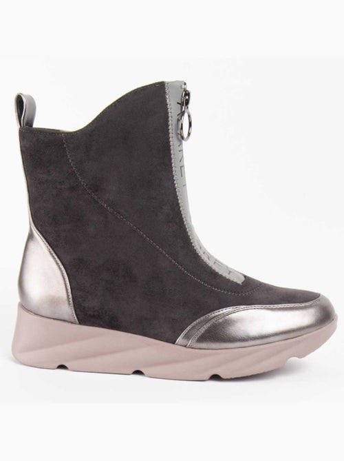 Stivaletto Zeppa Materiale Sintetico E Tessile Montevita - Kiabi