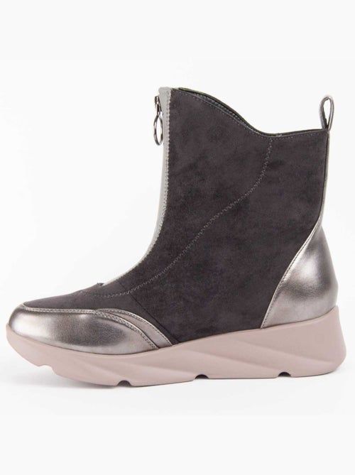 Stivaletto Zeppa Materiale Sintetico E Tessile Montevita - Kiabi