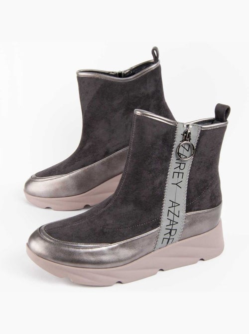 Stivaletto Zeppa Materiale Sintetico E Tessile Montevita - Kiabi