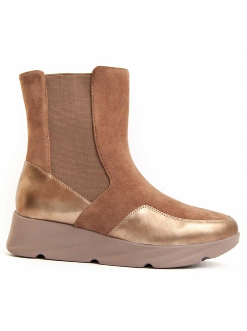 Stivaletto Zeppa Materiale Sintetico E Tessile Montevita - Kiabi