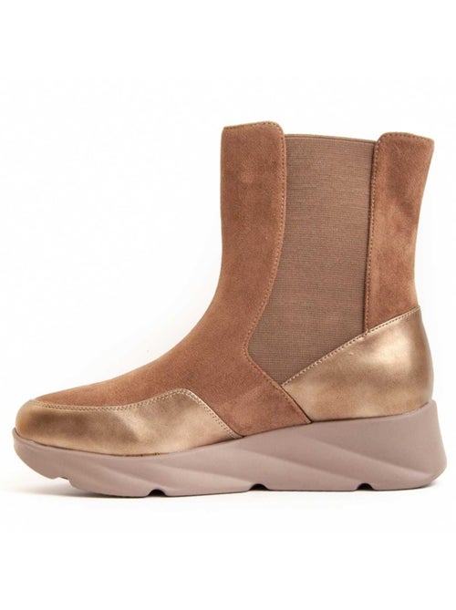 Stivaletto Zeppa Materiale Sintetico E Tessile Montevita - Kiabi