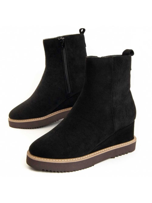 Stivaletto Zeppa Materiale Sintetico E Tessile Montevita - Kiabi