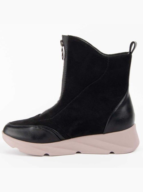 Stivaletto Zeppa Materiale Sintetico E Tessile Montevita - Kiabi