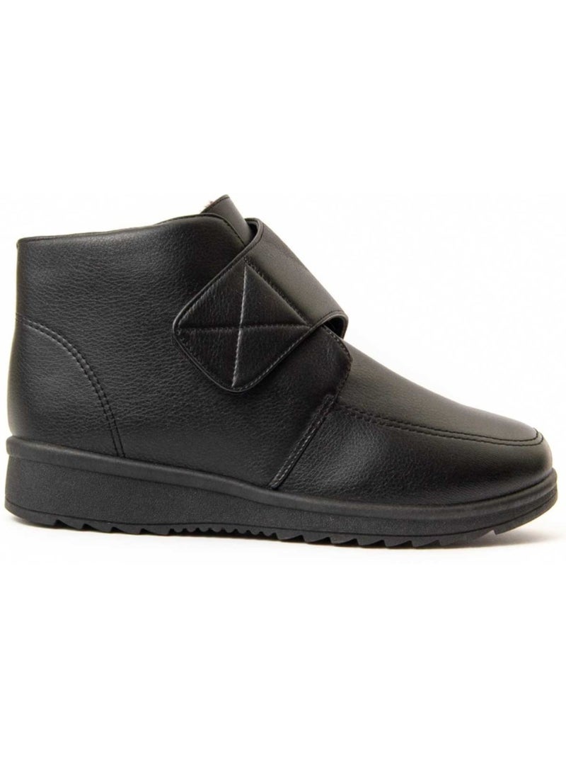 Stivaletto Zeppa Materiale Sintetico Montevita Nero - Kiabi