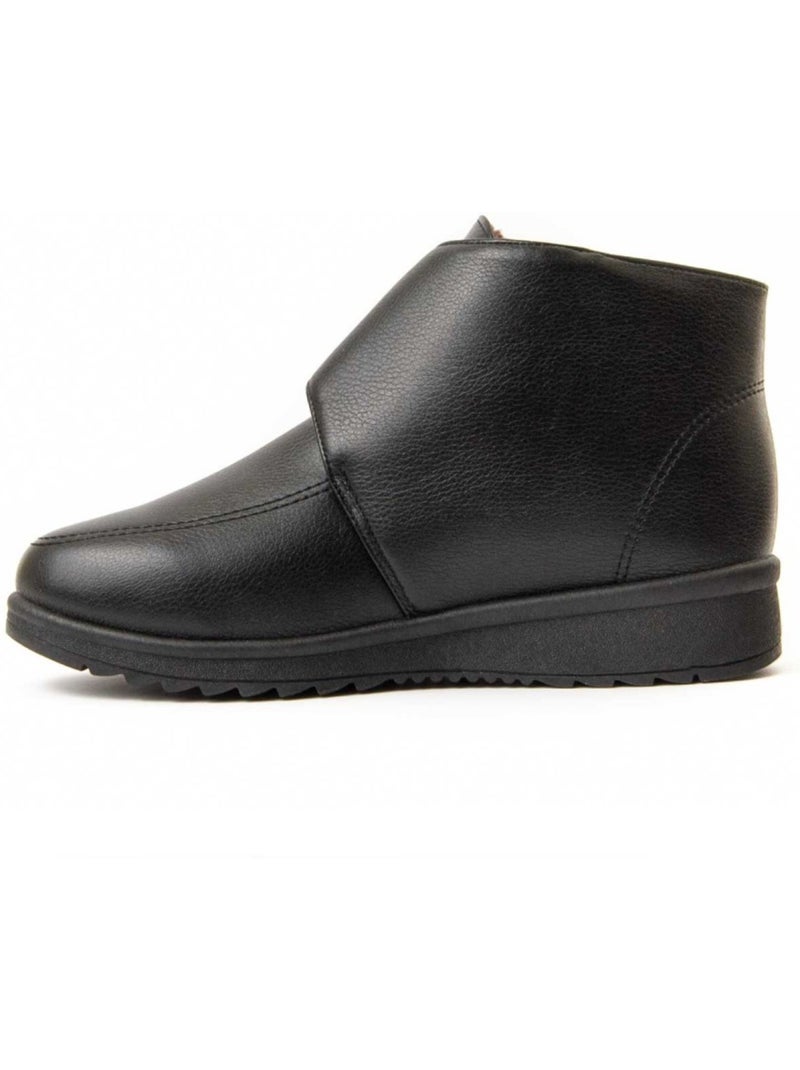 Stivaletto Zeppa Materiale Sintetico Montevita Nero - Kiabi