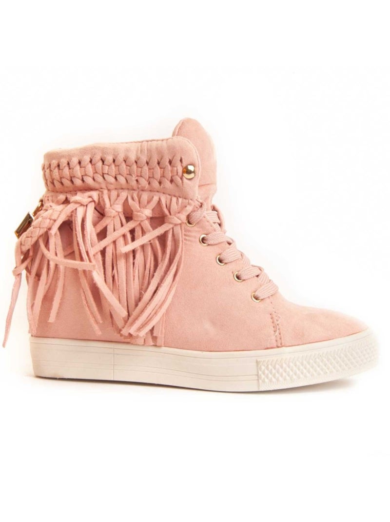 Stivaletto Zeppa Materiale Sintetico Montevita Rosa - Kiabi