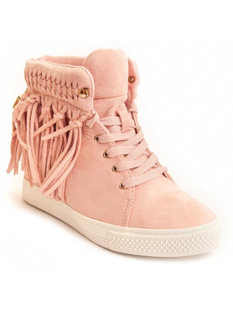 Stivaletto Zeppa Materiale Sintetico Montevita Rosa - Kiabi