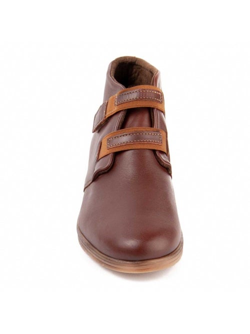 Stivaletto Zeppa Pelle Naturale Purapiel - Kiabi