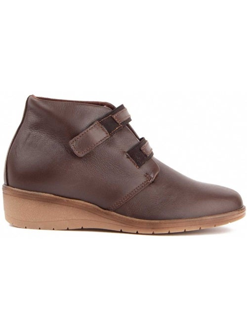 Stivaletto Zeppa Pelle Naturale Purapiel - Kiabi