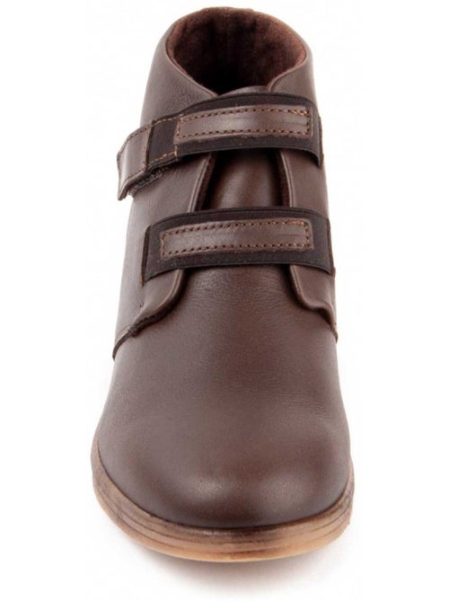 Stivaletto Zeppa Pelle Naturale Purapiel - Kiabi