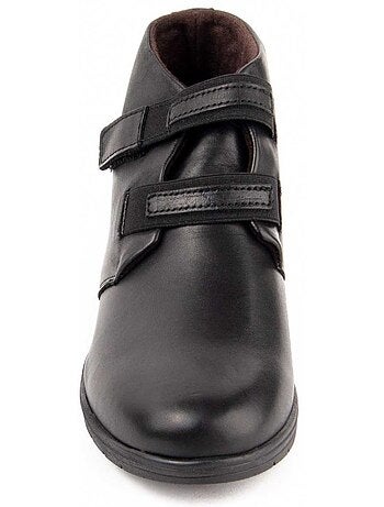 Stivaletto Zeppa Pelle Naturale Purapiel