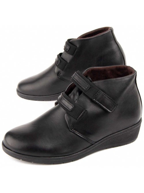 Stivaletto Zeppa Pelle Naturale Purapiel - Kiabi