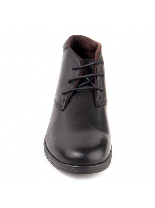 Stivaletto Zeppa Pelle Naturale Purapiel - Kiabi