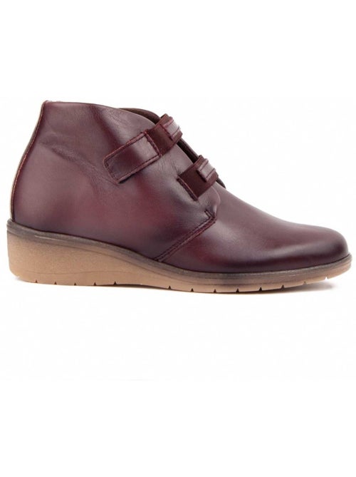 Stivaletto Zeppa Pelle Naturale Purapiel - Kiabi