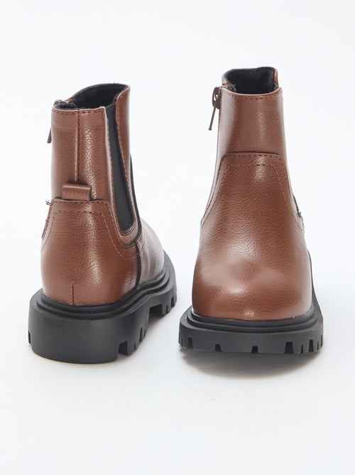 Stivali aderenti in similpelle - Kiabi