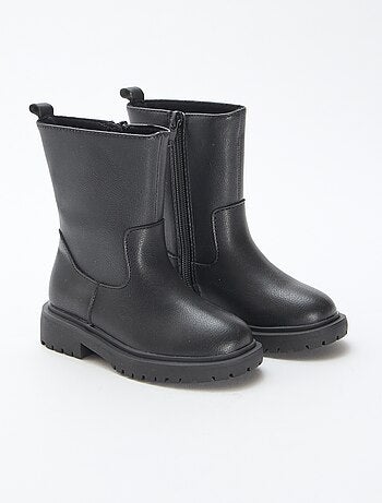 Stivali alti con zip