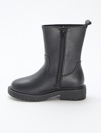 Stivali alti con zip