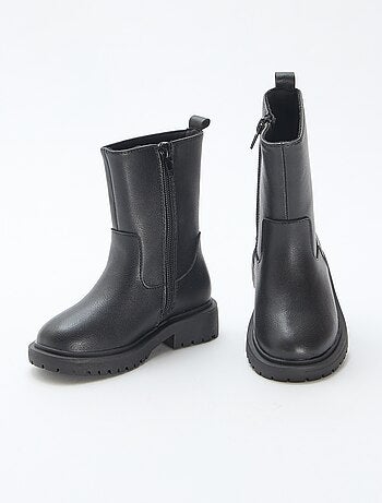 Stivali alti con zip