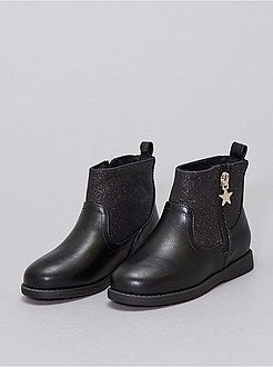 Stivali bimateriali con paillettes - Kiabi