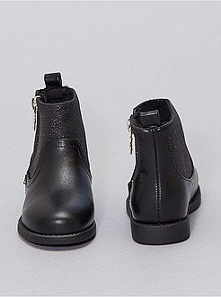 Stivali bimateriali con paillettes - Kiabi