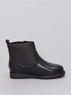 Stivali bimateriali con paillettes - Kiabi