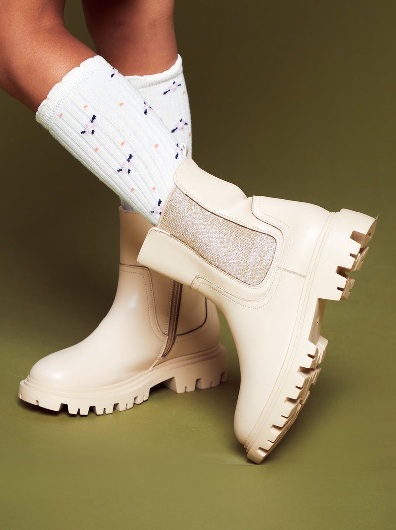 Stivale Stivali Bambina Beige Kiabi Stivaletti Bambina Stivali Per