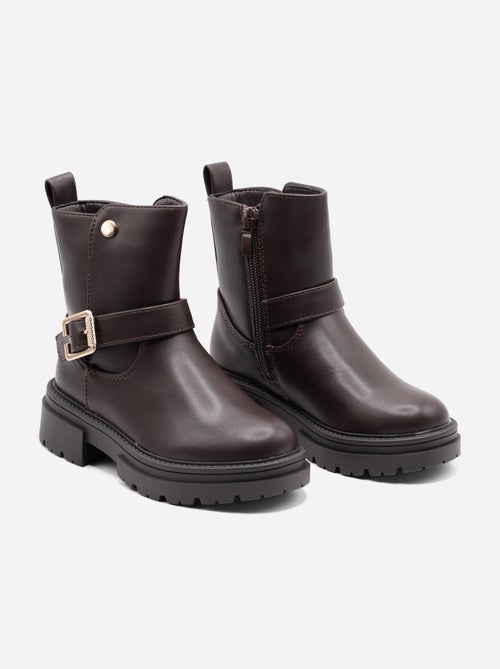 Stivali cinturino incrociato - Kiabi