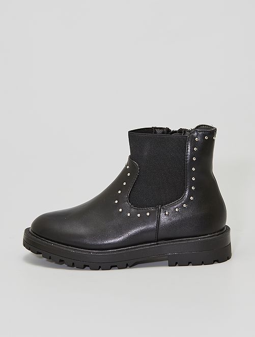 Chiara luciani stivaletti bambina m192 galeotti calzature bimba neri -  Stileo.it