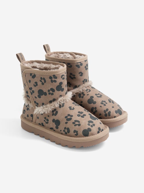 Stivali con chiusura a strappo fantasia leopardata \'Mickey\' \'Disney\' - Kiabi Stivali con chiusura a strappo fantasia leopardata \'Mickey\' \'Disney\' - Kiabi