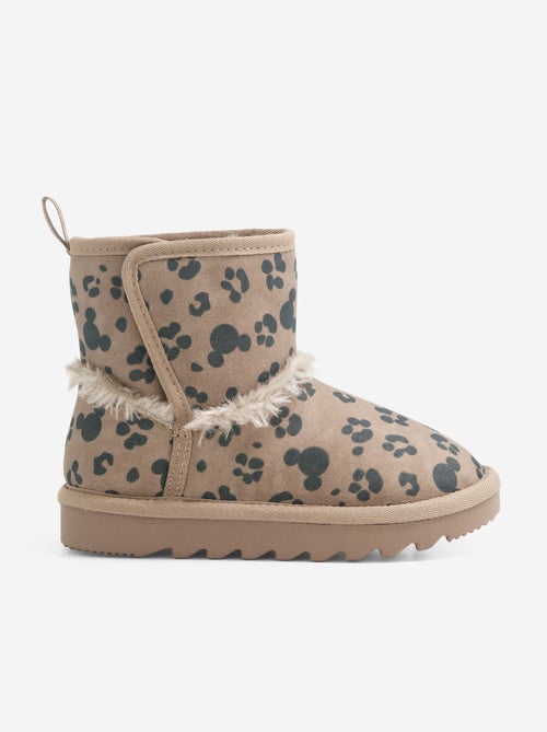 Stivali con chiusura a strappo fantasia leopardata \'Mickey\' \'Disney\' - Kiabi Stivali con chiusura a strappo fantasia leopardata \'Mickey\' \'Disney\' - Kiabi