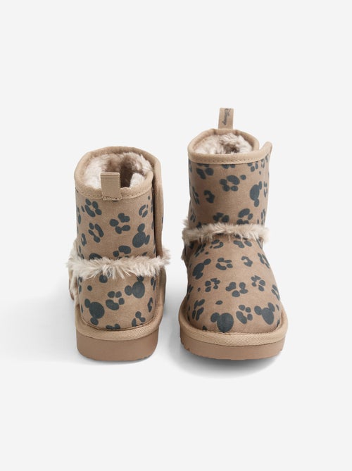 Stivali con chiusura a strappo fantasia leopardata \'Mickey\' \'Disney\' - Kiabi Stivali con chiusura a strappo fantasia leopardata \'Mickey\' \'Disney\' - Kiabi