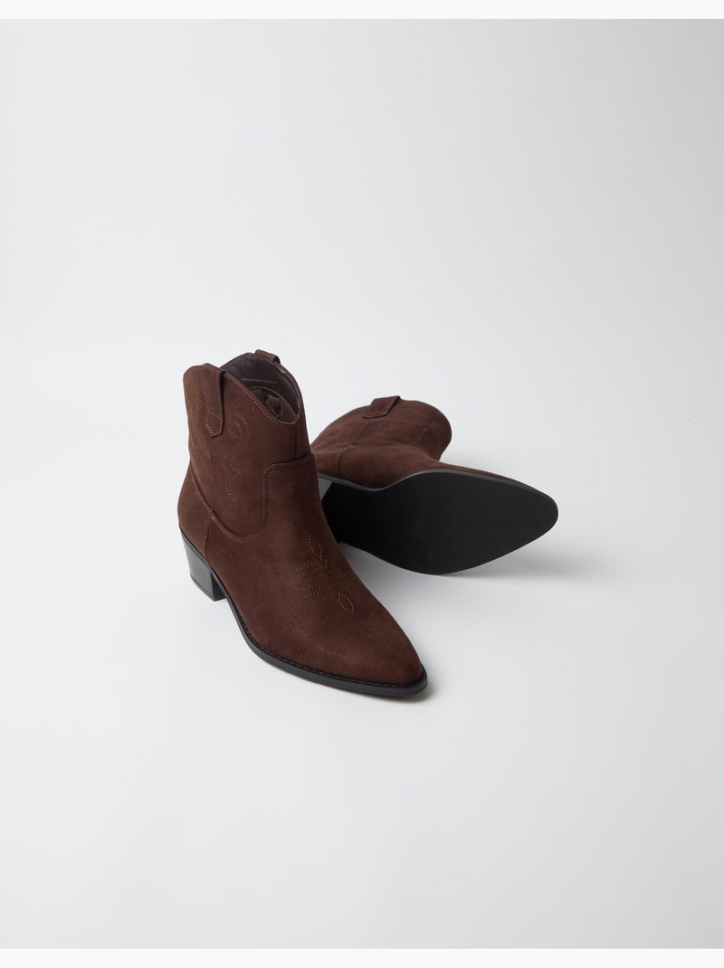 Stivali country, mo fashion Marrone - Kiabi