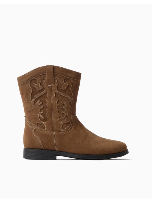Stivali da cowboy ricamati, mo fashion - Kiabi